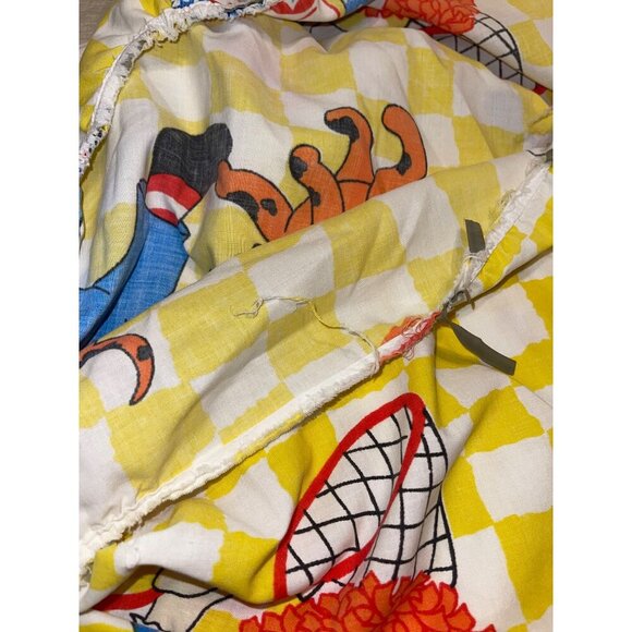 Vintage Raggedy Ann & Andy Twin Fitted Sheet & 2 Standard Pillow Cases - Picture 6 of 7